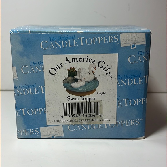 Swan candle topper for candle jars - Picture 3 of 7